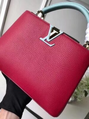 Louis Vuitton Replica Capucines PM Bag Colorblock M51779 Lie de Vin