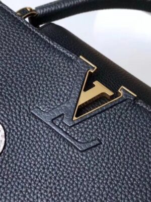 Louis Vuitton Replica Capucines PM Bag Iris Blossom M54696 Black