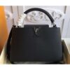 Louis Vuitton Replica Capucines PM Bag M42242 Black/SiLV Replicaer