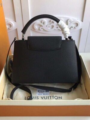 Louis Vuitton Replica Capucines PM Bag M42242 Black/SiLV Replicaer