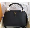 Louis Vuitton Replica Capucines PM Bag M42259 Black/Gold