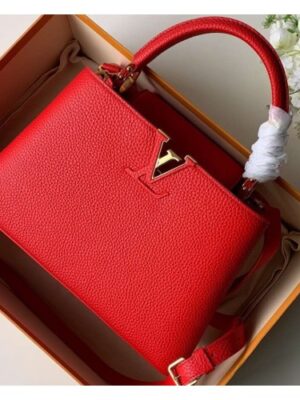 Louis Vuitton Replica Capucines PM Bag M43935 Red/Gold