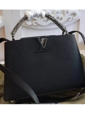 Louis Vuitton Replica Capucines PM Bag Python Handle N92800 Noir