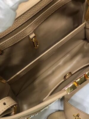 Louis Vuitton Replica Capucines PM Flower Smile Top Handle Bag M51384 Beige 2018