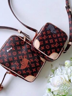 Louis Vuitton Replica Catogram Monogram Canvas Paname Set Bag M44399 Brown 2018