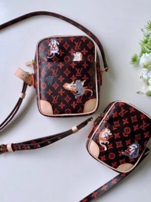 Louis Vuitton Replica Catogram Monogram Canvas Paname Set Bag M44399 Brown 2018