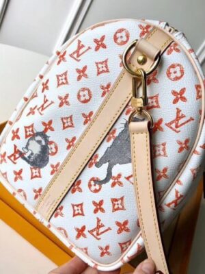 Louis Vuitton Replica Catogram Monogram Canvas Speedy 30 Bandouliere Bag M44400 White 2018