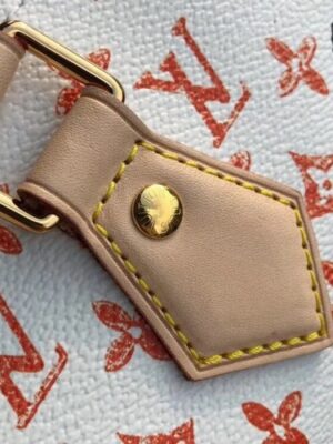 Louis Vuitton Replica Catogram Monogram Canvas Speedy 30 Bandouliere Bag M44400 White 2018