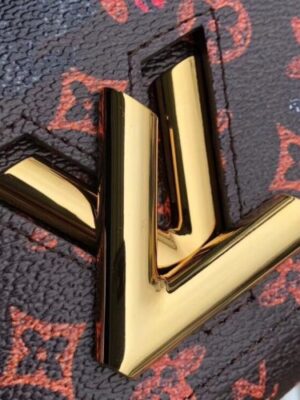 Louis Vuitton Replica Catogram Monogram Canvas Twist Chain Wallet M63888 2018