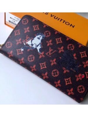 Louis Vuitton Replica Catogram Monogram Canvas Zippy Wallet M63875 2018