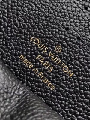 Louis Vuitton Replica Chain Wallet in Monogram Empreinte Leather M63398 Black 2018