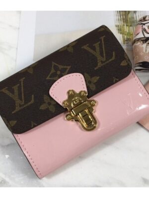 Louis Vuitton Replica Cherrywood Compact Wallet M61911 Pink