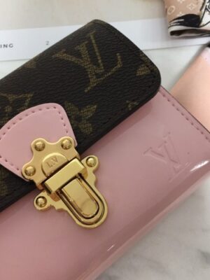 Louis Vuitton Replica Cherrywood Compact Wallet M61911 Pink