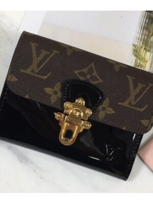 Louis Vuitton Replica Cherrywood Compact Wallet M61912 Black