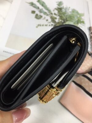 Louis Vuitton Replica Cherrywood Compact Wallet M61912 Black