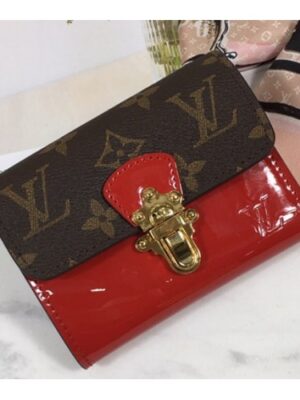 Louis Vuitton Replica Cherrywood Compact Wallet M61912 Red