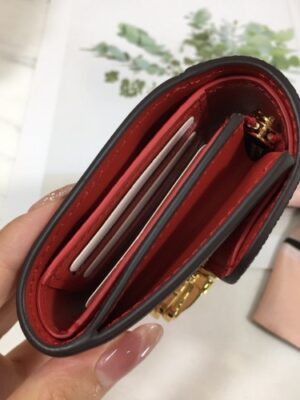 Louis Vuitton Replica Cherrywood Compact Wallet M61912 Red