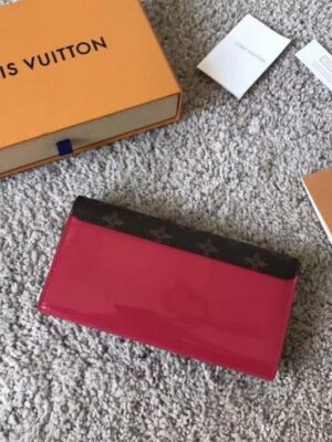 Louis Vuitton Replica Cherrywood Wallet M61719 Cherry Red