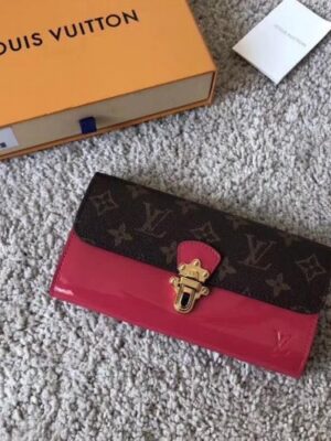 Louis Vuitton Replica Cherrywood Wallet M61719 Cherry Red