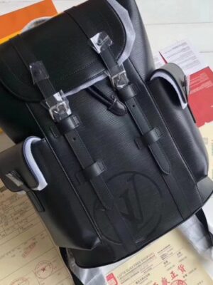 Louis Vuitton Replica Christopher PM Epi Leather Backpack N41379 Black 2018