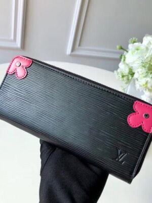 Louis Vuitton Replica Clémence Wallet in Epi leather M62967 Black