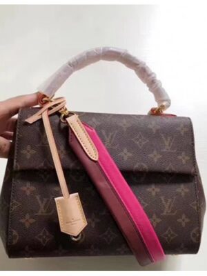 Louis Vuitton Replica Cluny BB Monogram Canvas Top Handle Bag M42738 Pink 2018