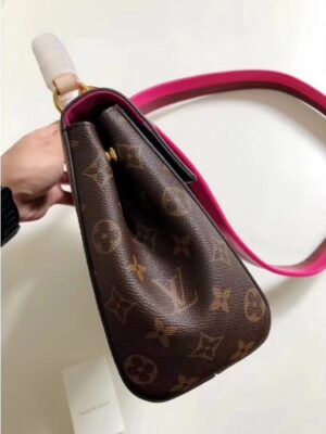 Louis Vuitton Replica Cluny BB Monogram Canvas Top Handle Bag M42738 Pink 2018