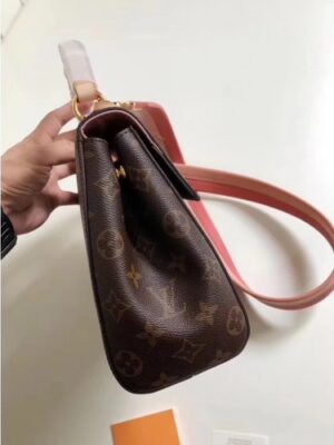 Louis Vuitton Replica Cluny BB Monogram Canvas Top Handle Bag M44267 Vieux Rose 2018