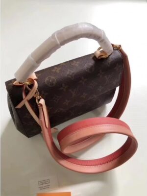 Louis Vuitton Replica Cluny BB Monogram Canvas Top Handle Bag M44267 Vieux Rose 2018