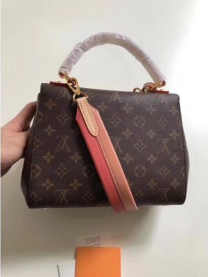 Louis Vuitton Replica Cluny BB Monogram Canvas Top Handle Bag M44267 Vieux Rose 2018