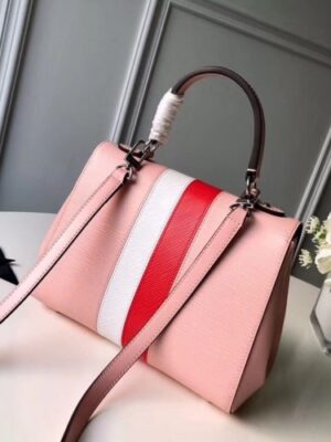 Louis Vuitton Replica Cluny BB Top Handle Bag in Epi Leather M41305 Pink 2018