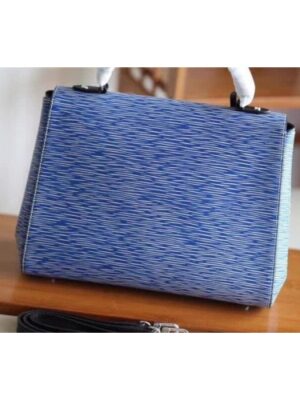 Louis Vuitton Replica Cluny BB/MM Handbag in Epi Leather M41338 Blue