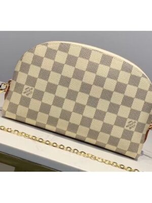 Louis Vuitton Replica Cosmetic Pouch GM Bag M47353 Damier Azur Canvas