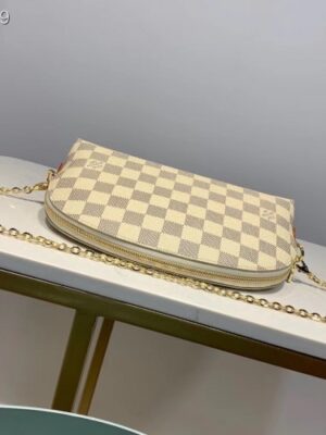 Louis Vuitton Replica Cosmetic Pouch GM Bag M47353 Damier Azur Canvas