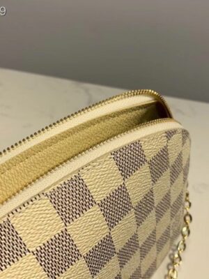 Louis Vuitton Replica Cosmetic Pouch GM Bag M47353 Damier Azur Canvas