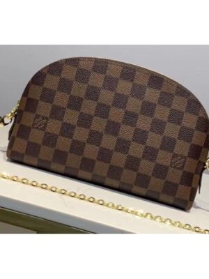 Louis Vuitton Replica Cosmetic Pouch GM Bag M47353 Damier Ebene Canvas