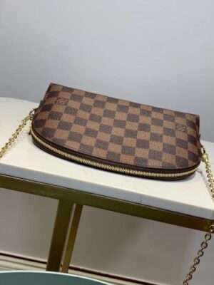 Louis Vuitton Replica Cosmetic Pouch GM Bag M47353 Damier Ebene Canvas