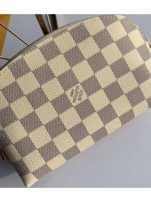 Louis Vuitton Replica Cosmetic Pouch PM Bag Damier Azur Canvas N60024