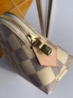 Louis Vuitton Replica Cosmetic Pouch PM Bag Damier Azur Canvas N60024