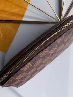 Louis Vuitton Replica Cosmetic Pouch PM Bag Damier Ebene Canvas N47516