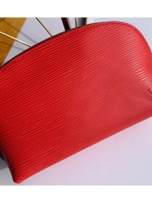 Louis Vuitton Replica Cosmetic Pouch PM Bag Epi Leather Coquelicot M41114