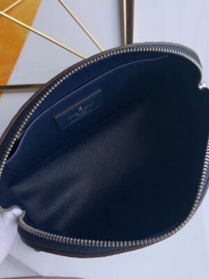 Louis Vuitton Replica Cosmetic Pouch PM Bag Epi Leather Indigo M40638