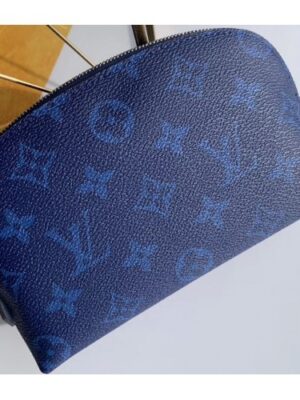 Louis Vuitton Replica Cosmetic Pouch PM Bag Monogram Blue