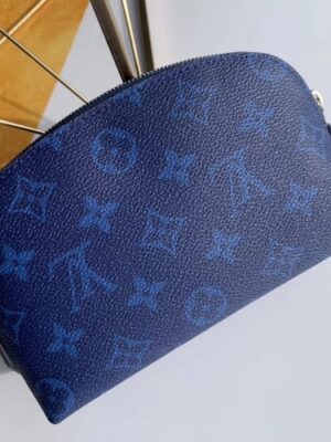 Louis Vuitton Replica Cosmetic Pouch PM Bag Monogram Blue