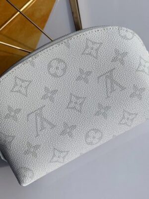 Louis Vuitton Replica Cosmetic Pouch PM Bag Monogram White