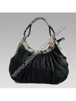 Louis Vuitton Replica Cowskin Handbag in BLACK