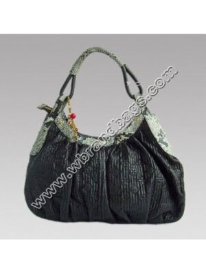 Louis Vuitton Replica Cowskin Handbag in BLACK