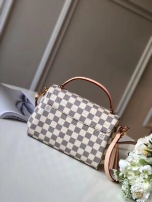 Louis Vuitton Replica Croisette Handbag N41581 Damier Azur Canvas 2017