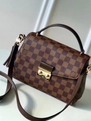 Louis Vuitton Replica Croisette Messenger Handbag N53000 Damier Ebene Canvas 2017