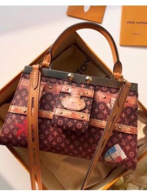 Louis Vuitton Replica Crown Frame Top Handle Bag M43946 Monogram Canvas 2018